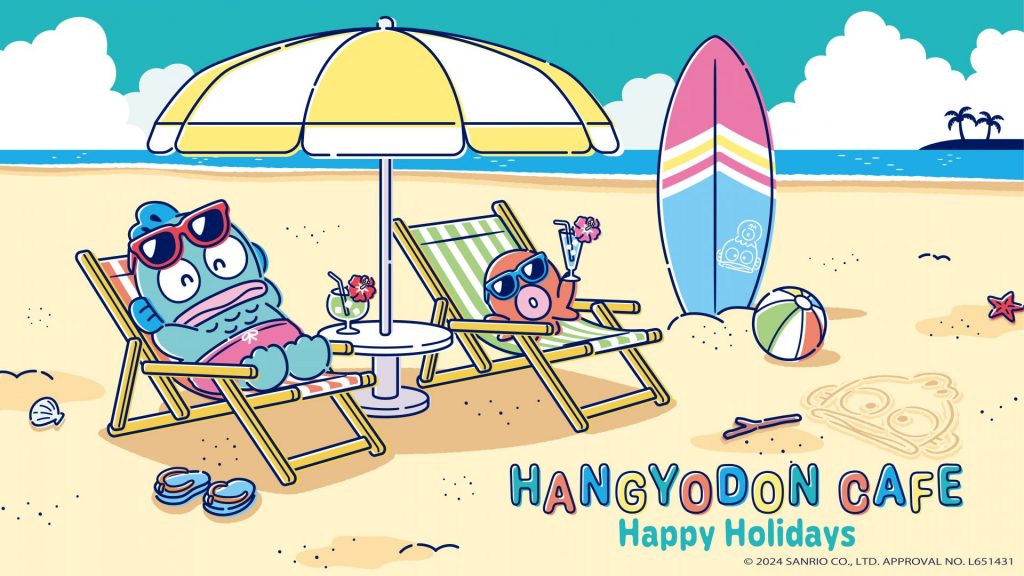 「ハンギョドン カフェ ～Happy Holidays～」が7月4日より東京と大阪にて、7月11日より愛知にて期間限定でオープン　（C） 2024 SANRIO CO., LTD. APPROVAL NO. L651431